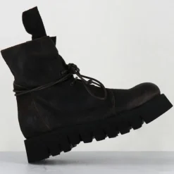 Femme Garrice Lab Bottines^Boots en Cuir hoto moka