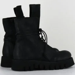 Femme Garrice Lab Bottines^Boots en Cuir hoto noires