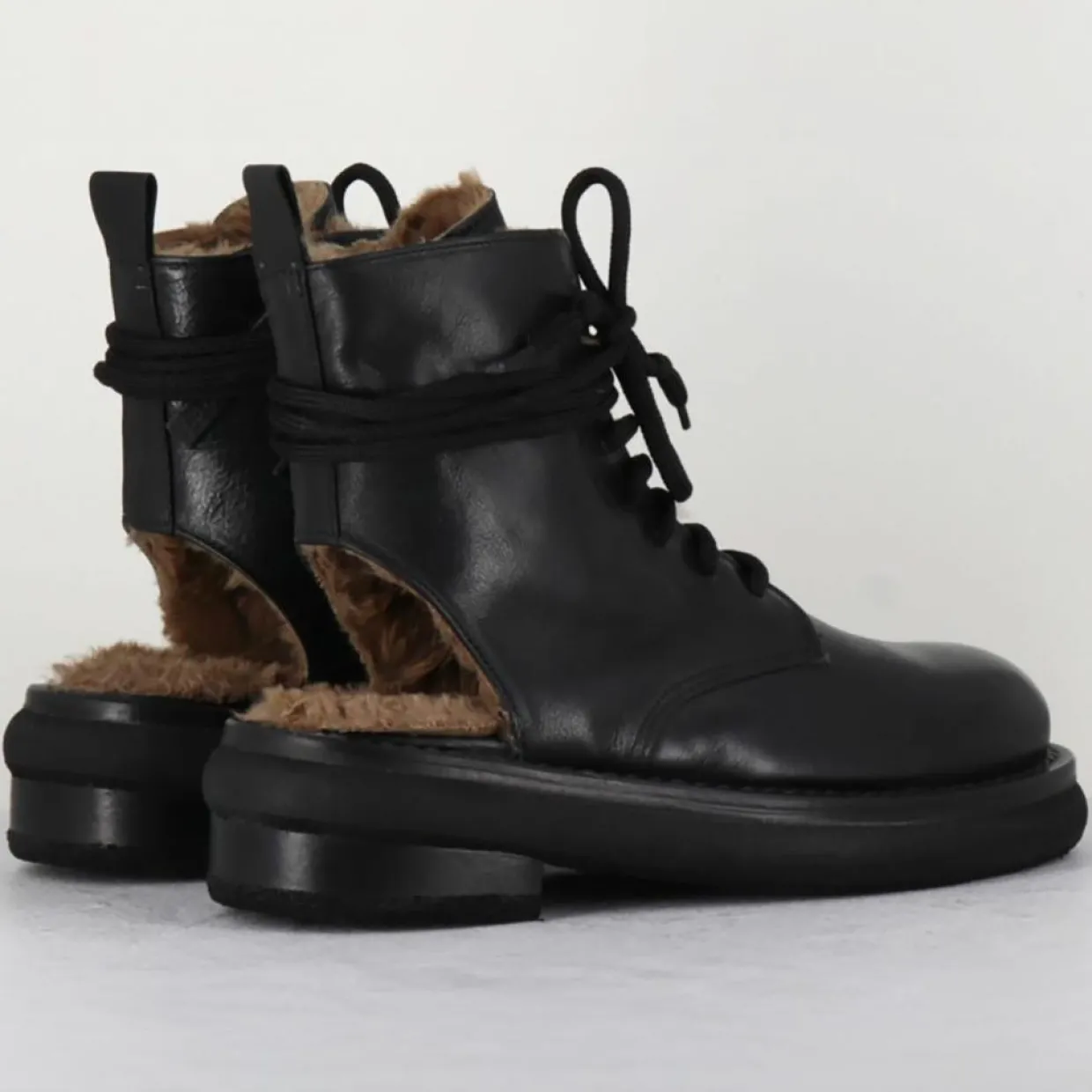 Femme Garrice Lab Bottines^Boots en Cuir Hug noires