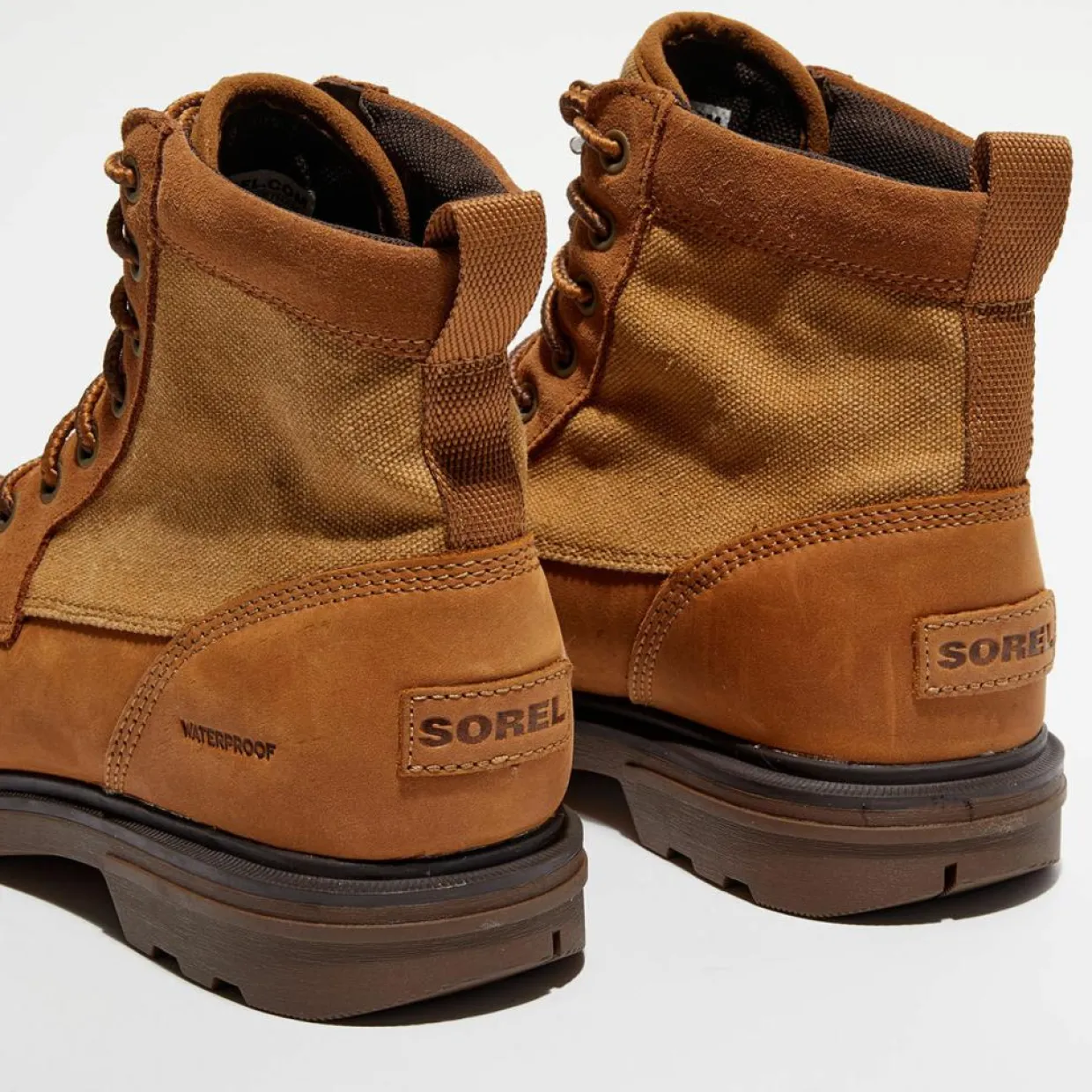 Homme Sorel Boots^Boots en Cuir imperméables Carson™Moc marron