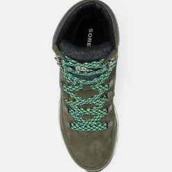Boots en Cuir imperméables Kinetic™ Conquest vertes-Sorel Outlet