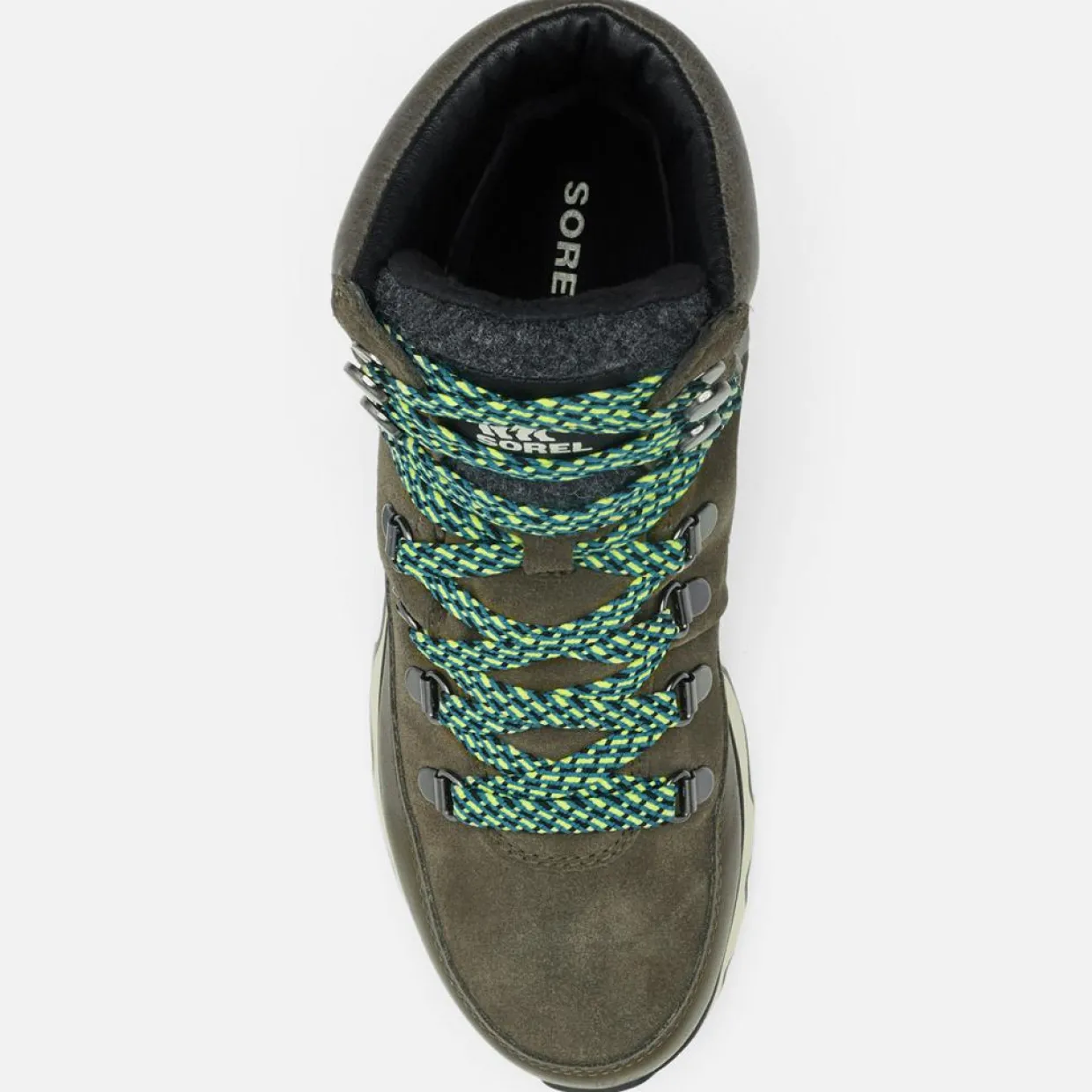 Boots en Cuir imperméables Kinetic™ Conquest vertes-Sorel Outlet
