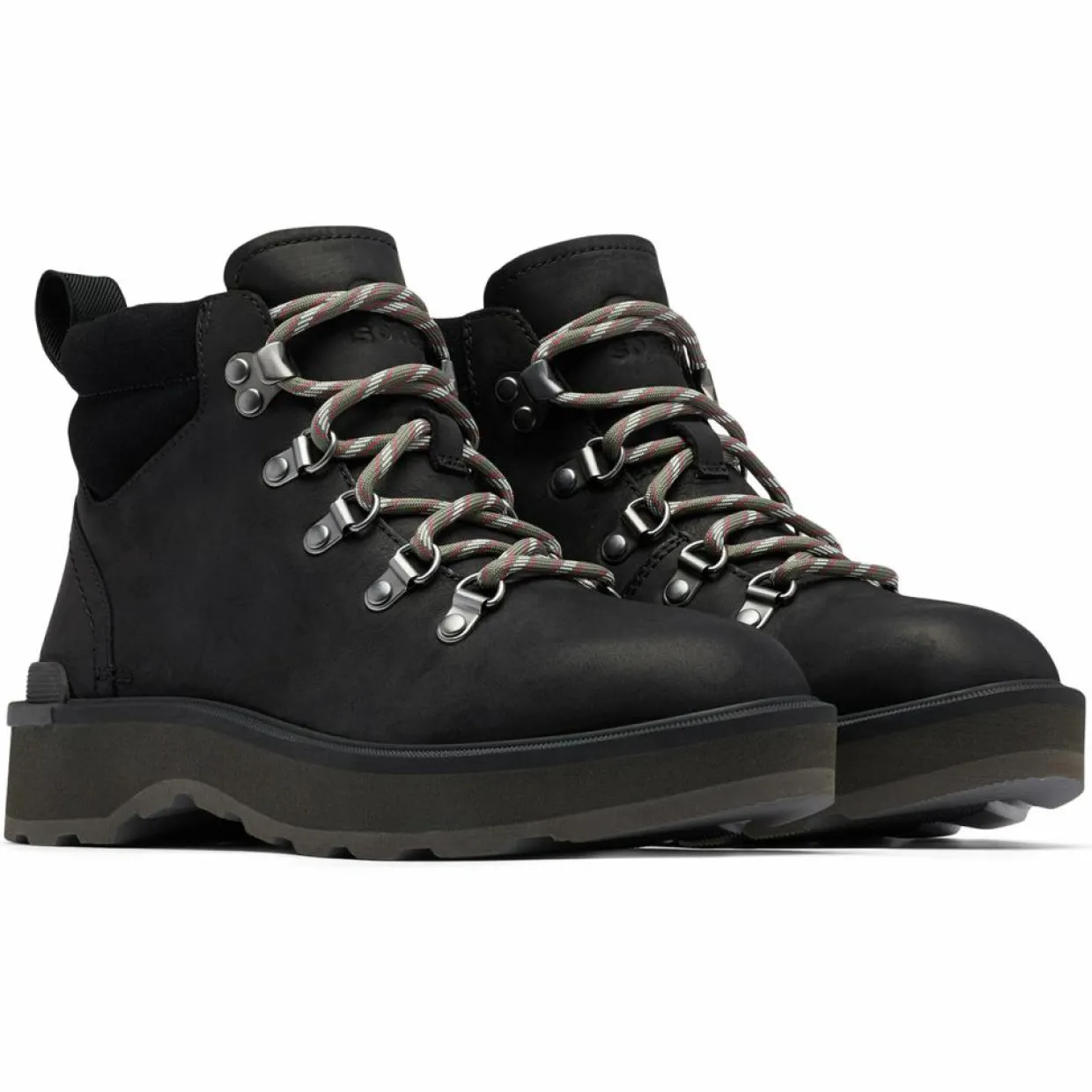 Femme Sorel Bottines^Boots en Cuir imperméables Hi-Line™ Hiker noires