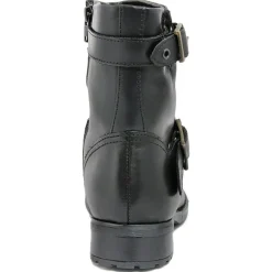Boots en Cuir Jessica noires-Lab78 Outlet