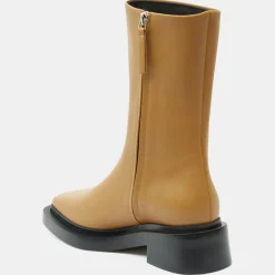 Femme Neous Bottines^Boots en Cuir Large camel - Talon 5 cm