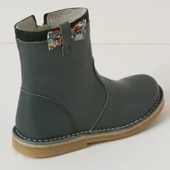 Boots en Cuir Liberty vert foncé-Cyrillus Clearance