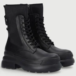 Boots en Cuir Montana noires-Liu-Jo Discount