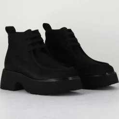 Femme Oa Non Fashion Bottines^Boots en Cuir noires - Talon 6 cm
