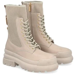 Femme Liu-Jo Bottines^Boots en Cuir Ombra beiges