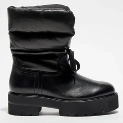 Femme Stuart Weitzman Bottines^Boots en Cuir Tyler Ultralift noires - Talon 5 cm
