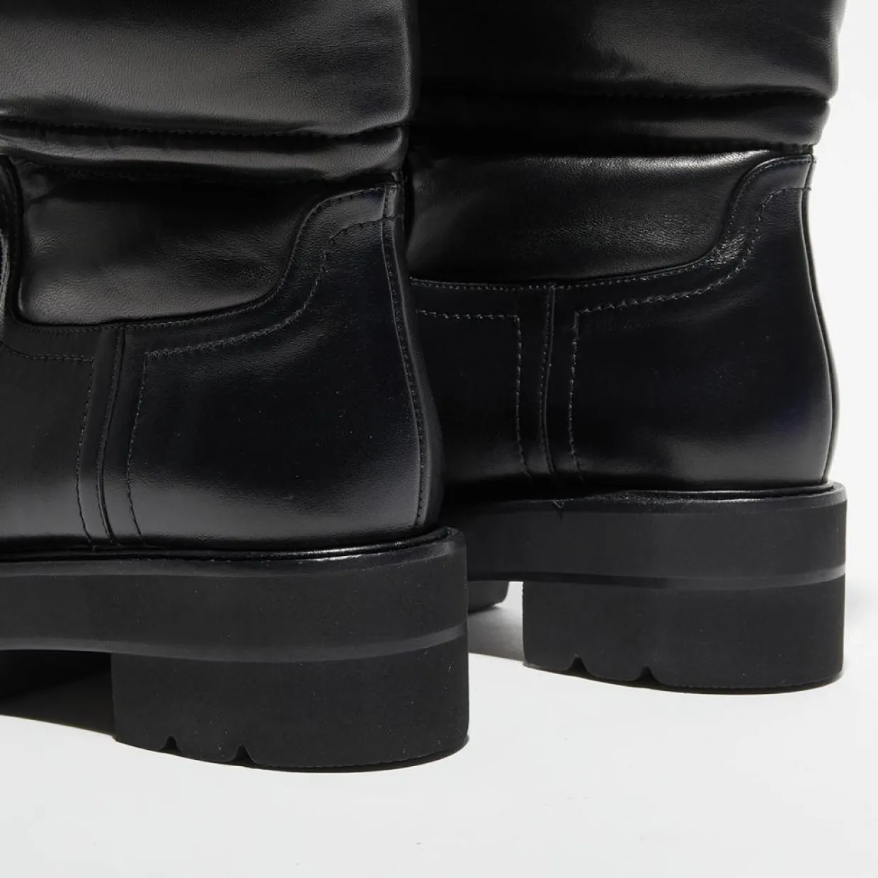 Femme Stuart Weitzman Bottines^Boots en Cuir Tyler Ultralift noires - Talon 5 cm