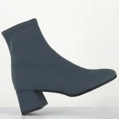 Femme Garrice Bottines^Boots en Cuir vare grises - Talon : 6cm