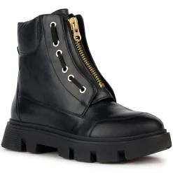 Boots en Cuir Vilde noires-Geox Discount