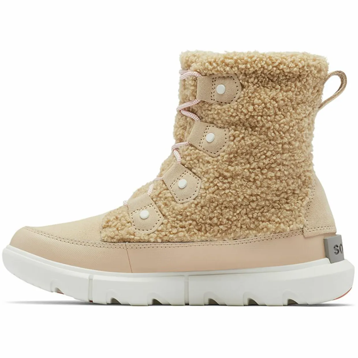 Boots en fausse fourrure doublure polaire Explorer II beiges-Sorel