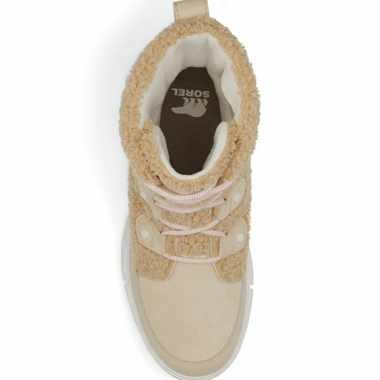 Boots en fausse fourrure doublure polaire Explorer II beiges-Sorel