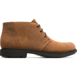 Boots en Velours de Cuir Neuman marron-Camper Clearance
