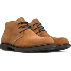 Boots en Velours de Cuir Neuman marron-Camper Clearance
