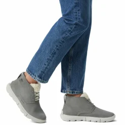 Boots en Velours de Cuir Explorer Next grises-Sorel Discount