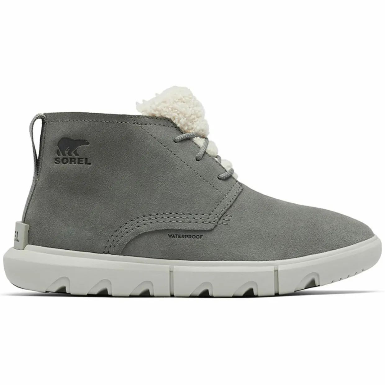 Boots en Velours de Cuir Explorer Next grises-Sorel Discount