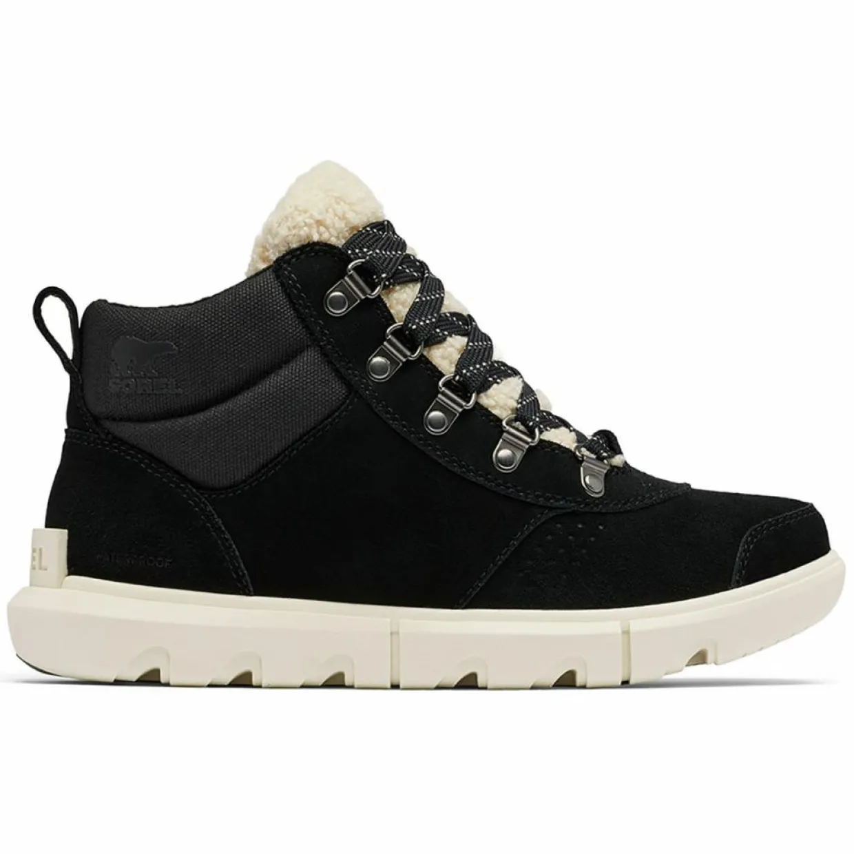 Femme Sorel Bottines^Boots en Velours de Cuir Explorer Next noires