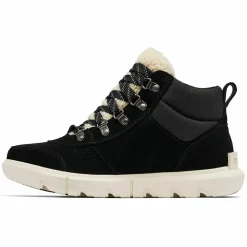 Femme Sorel Bottines^Boots en Velours de Cuir Explorer Next noires
