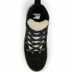 Femme Sorel Bottines^Boots en Velours de Cuir Explorer Next noires