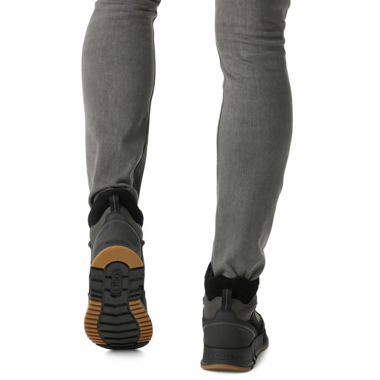 Boots en Velours de Cuir Mac Hill noires-Sorel