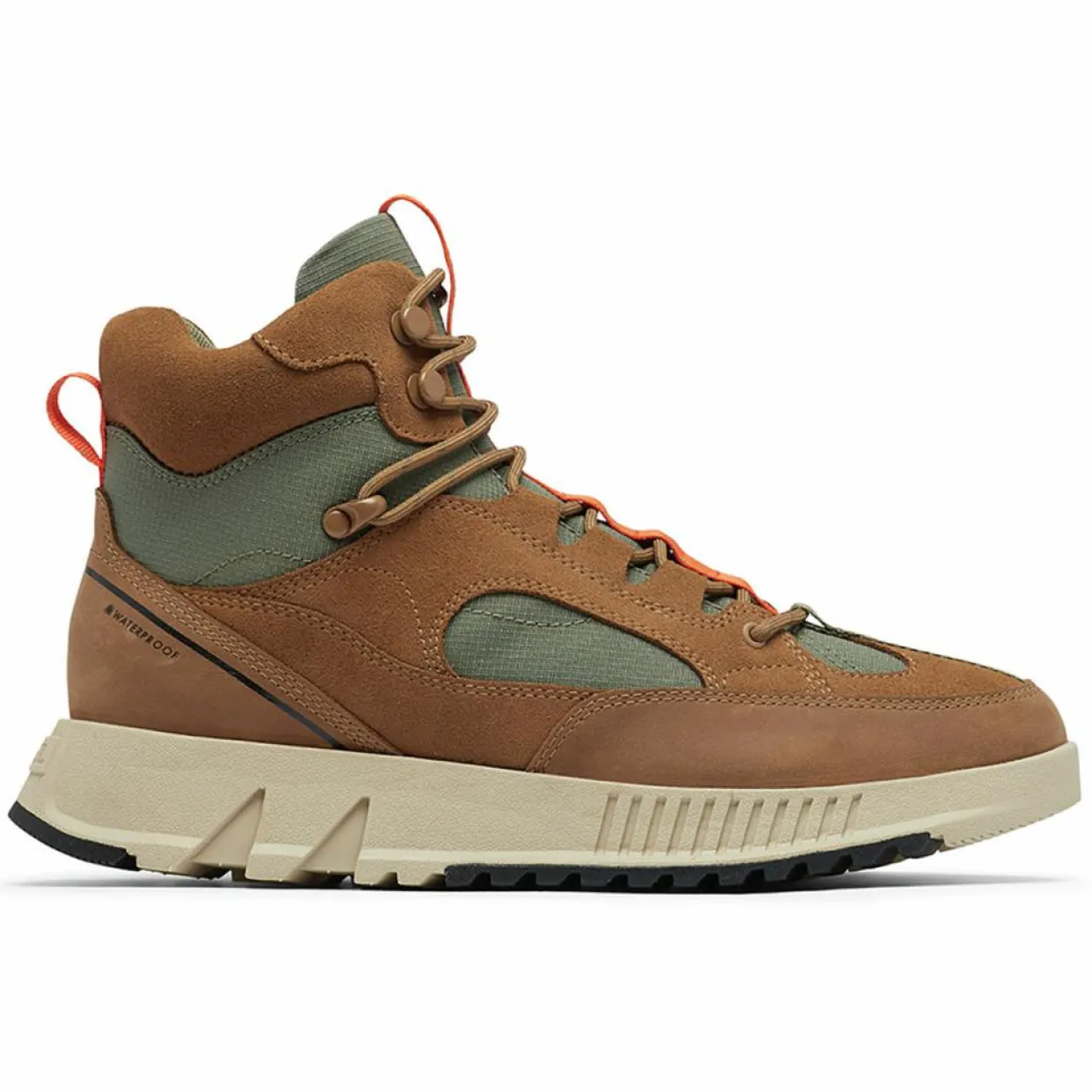 Homme Sorel Boots^Boots en Velours de Cuir Mac Hill cognac/gris