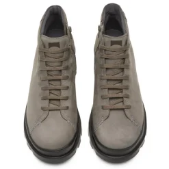 Boots en Velours de Cuir Brutus grises-Camper Sale