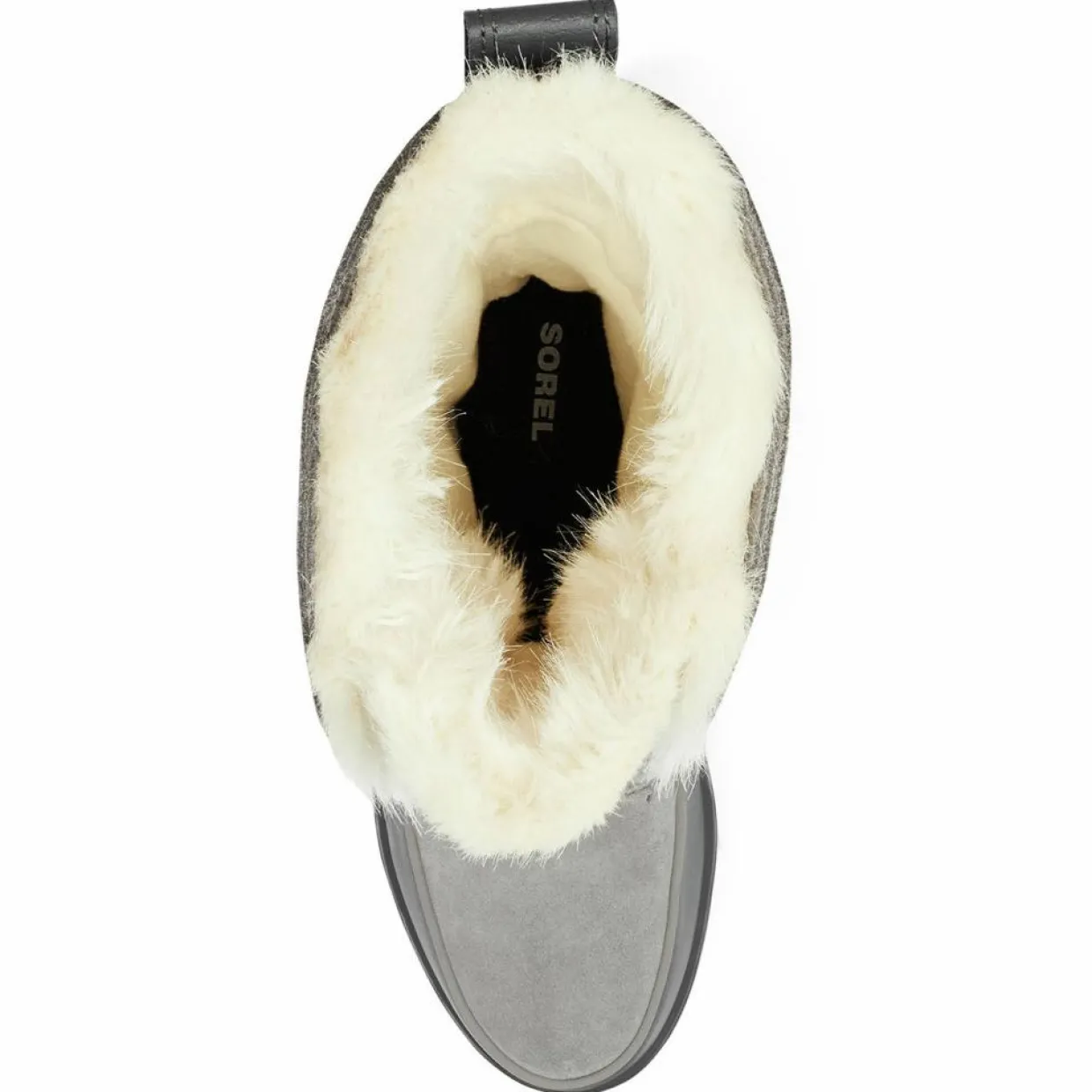 Femme Sorel Bottes^Boots en Velours de Cuir doublure polaire Torino II grises