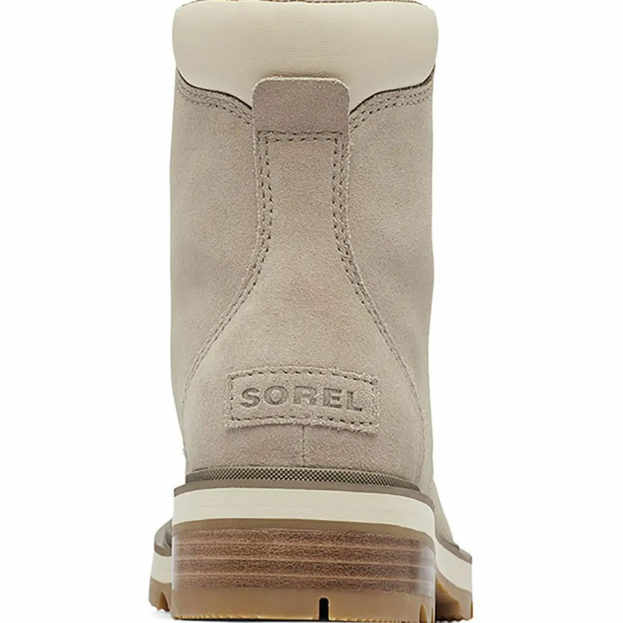 Femme Sorel Bottines^Boots en Velours de Cuir Lennox taupe