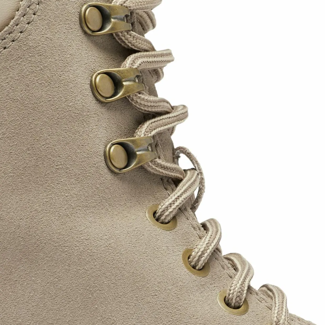 Femme Sorel Bottines^Boots en Velours de Cuir Lennox taupe