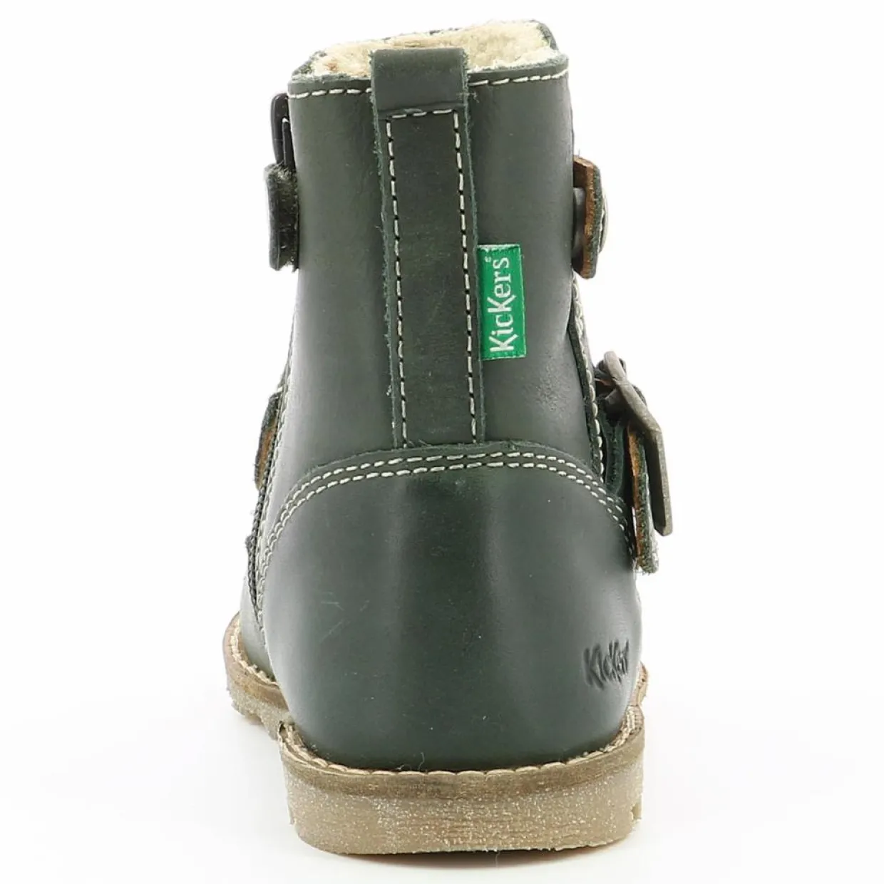 Boots fourrées en Cuir Nonoboot kaki-Kickers New