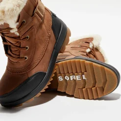 Boots fourrées en Cuir Torino II camel-Sorel New