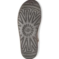 Boots fourrées en Velours de Cuir Classic Short Bailey taupe-Ugg Discount