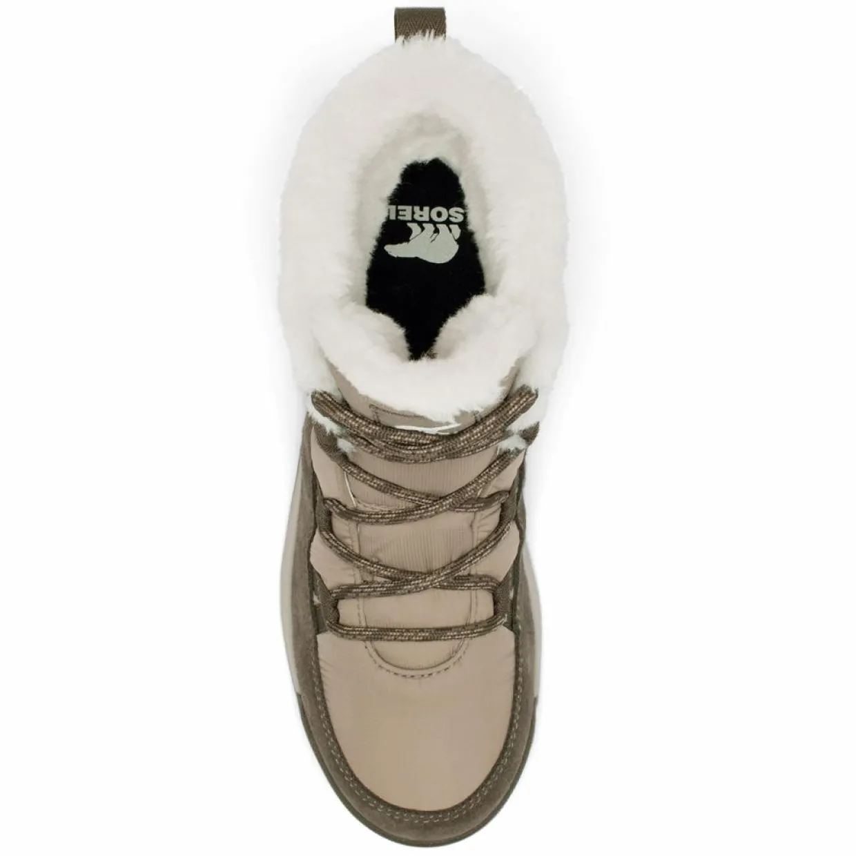 Femme Sorel Bottines^Boots fourrées en Velours de Cuir & Textile imperméables Whitney™ II Flurry marron
