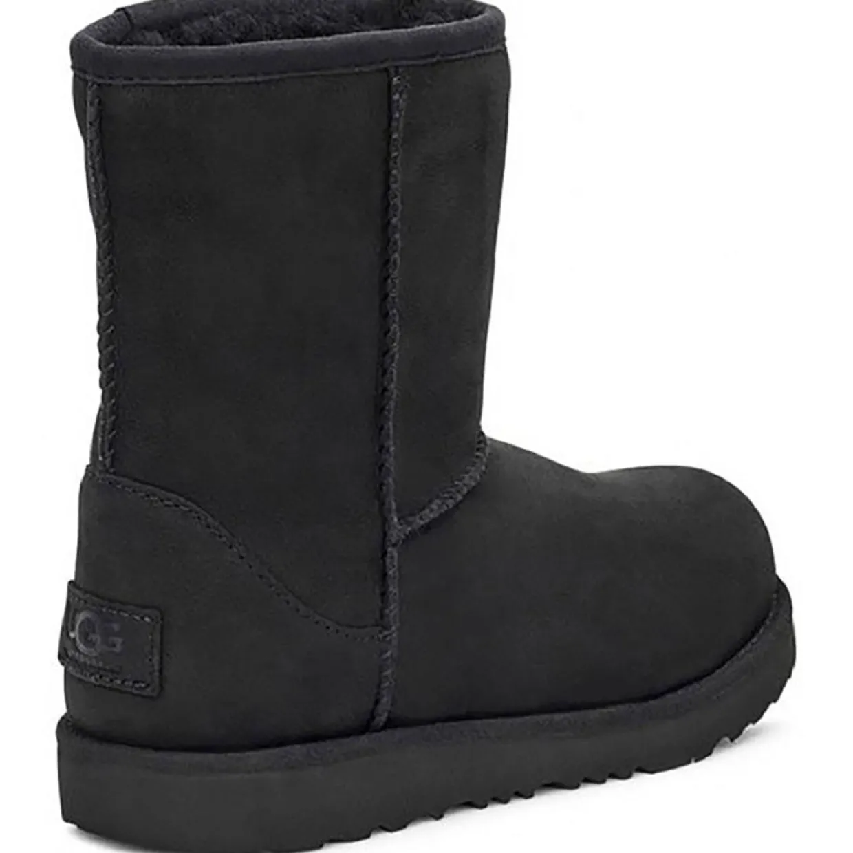 Boots fourrées en Velours de Cuir Classic Weather Short noires-Ugg Hot