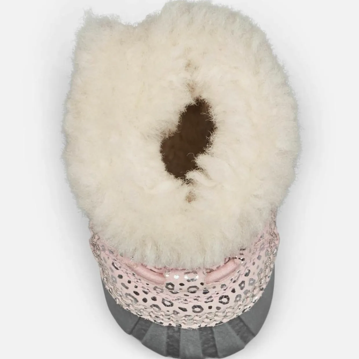 Boots fourrées en Velours de Cuir Caribootie motif léopard rose/argenté-Sorel Best