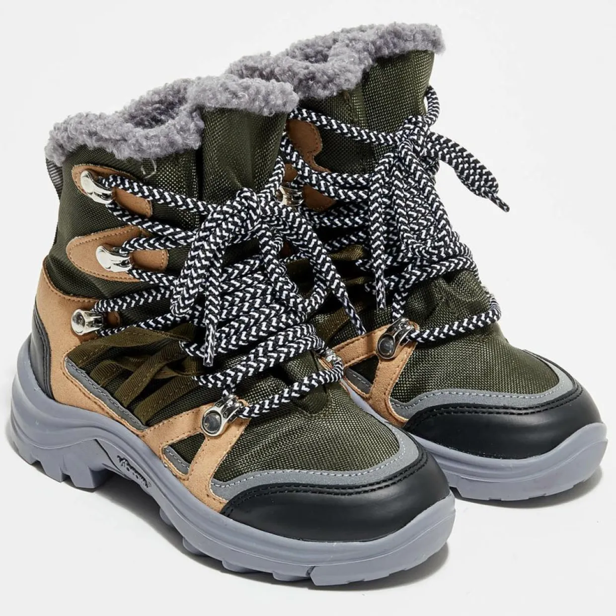 Enfant Stella McCartney Fille^Boots fourrées kaki