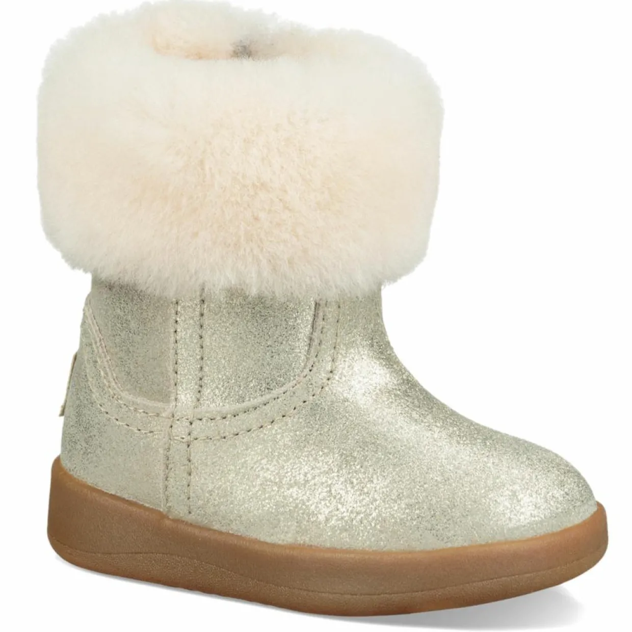 Boots fourrées Laine en Cuir Jorie II Metallic dorées-Ugg Clearance