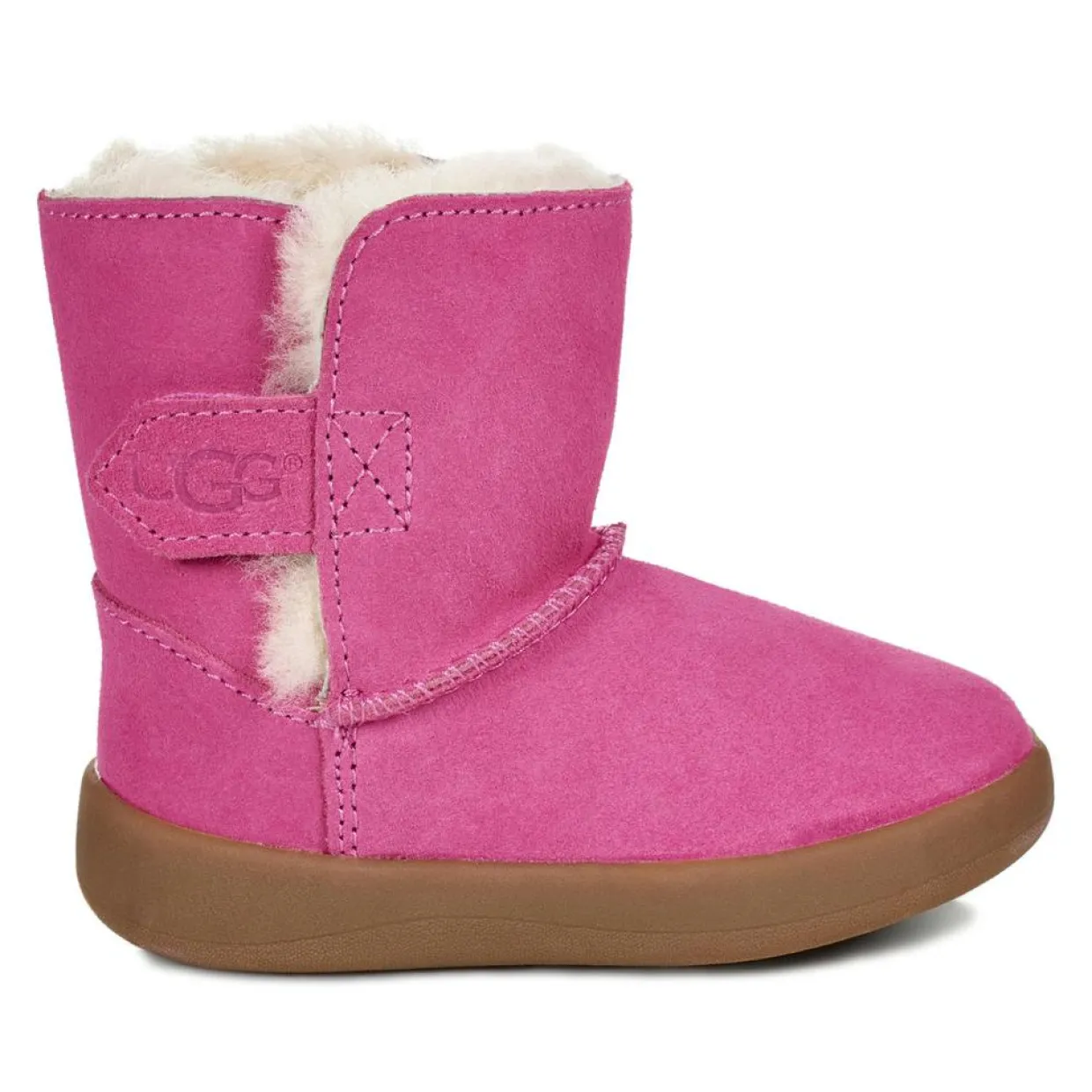 Boots fourrées Laine en Velours de Cuir Keelan fuchsia-Ugg Hot