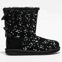 Boots fourrées Laine en Velours de cuir Bailey BoMoon and Stars noires-Ugg