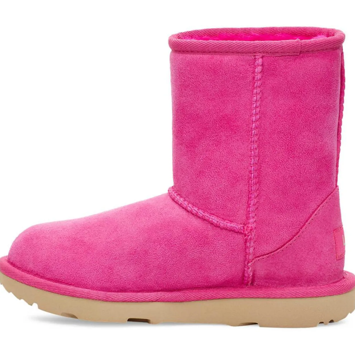 Boots fourrées Laine en Velours de Cuir Classic II fuchsia-Ugg Clearance