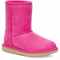 Boots fourrées Laine en Velours de Cuir Classic II fuchsia-Ugg Clearance
