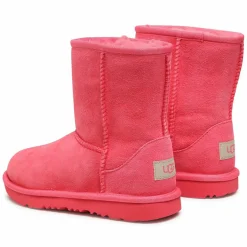 Boots fourrées Laine en Velours de Cuir Classic II roses-Ugg Clearance