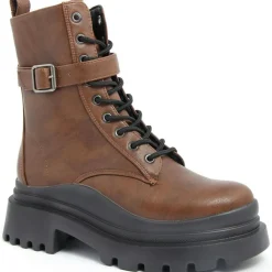 Boots Maia marron- Talon 5 cm-Lab78 Outlet