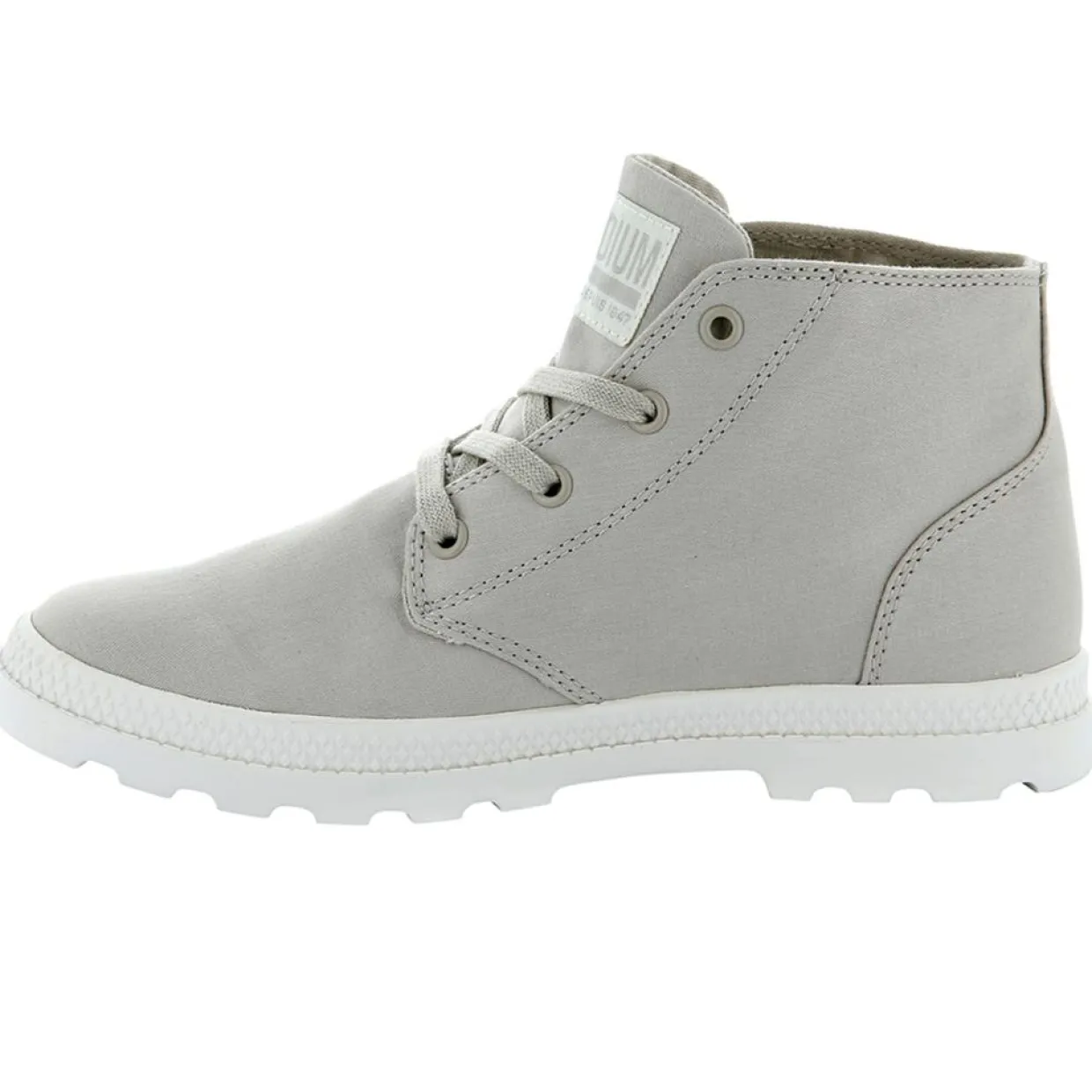 Boots montantes en Toile Pampa Free beiges-Palladium New