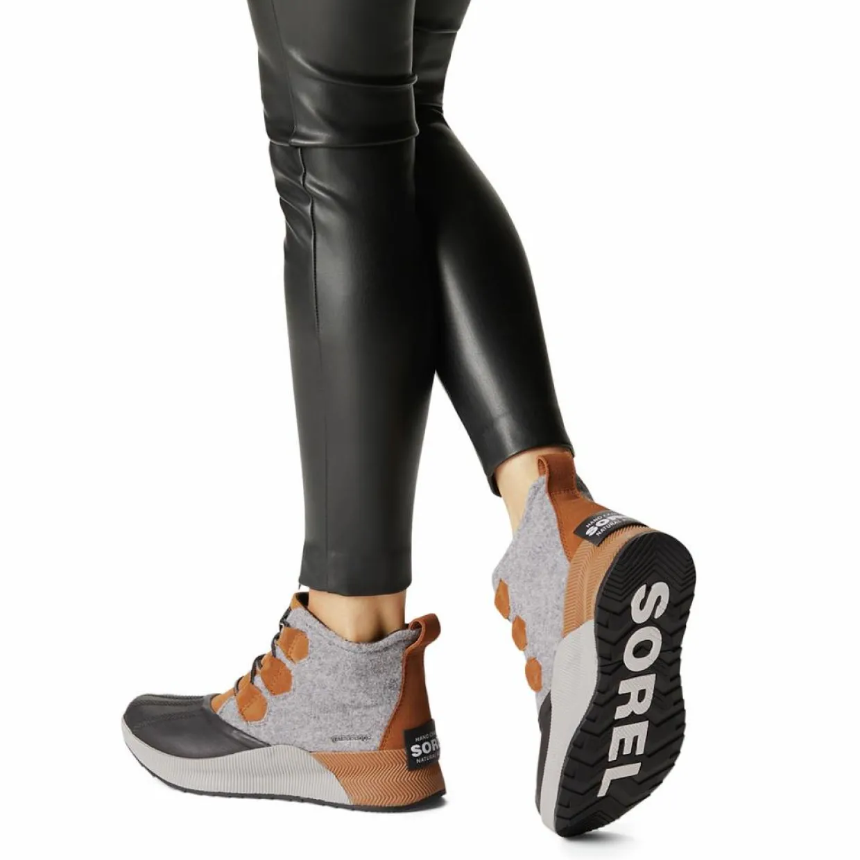 Femme Sorel Bottines^Boots Out N About III gris/noir/cognac