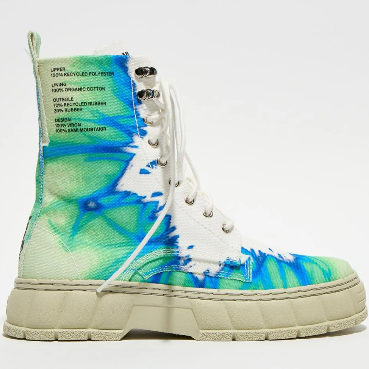 Boots recyclées 1992 vert/bleu-Viron Online