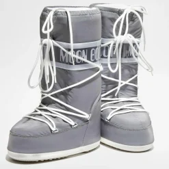 Bottes Après-ski Classic argentées-Moon Boot Discount